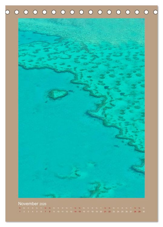 Produktbild: Erlebe mit mir Australien (Tischkalender 2026 DIN A5 hoch), CALVENDO Monatskalender