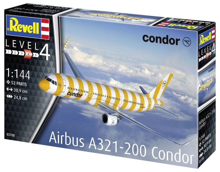 Produktbild: Revell 03788 Airbus A321-200 Condor Flugmodell Bausatz 1:144