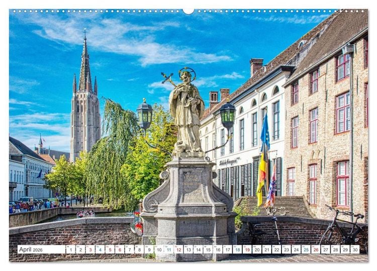 Produktbild: Br&uuml;gge sehen - und sich verlieben (Wandkalender 2026 DIN A2 quer), CALVENDO Monatskalender