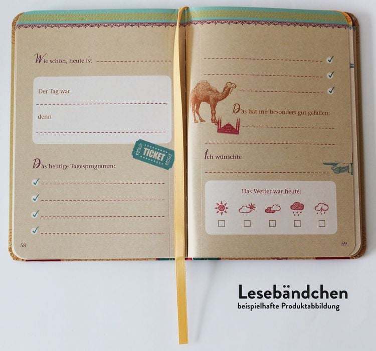Produktbild: Reisetagebuch (Landkarte)
