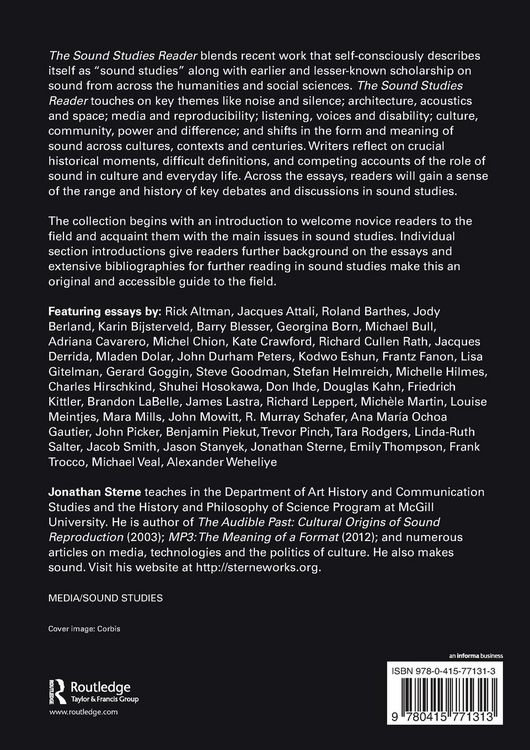 Produktbild: The Sound Studies Reader