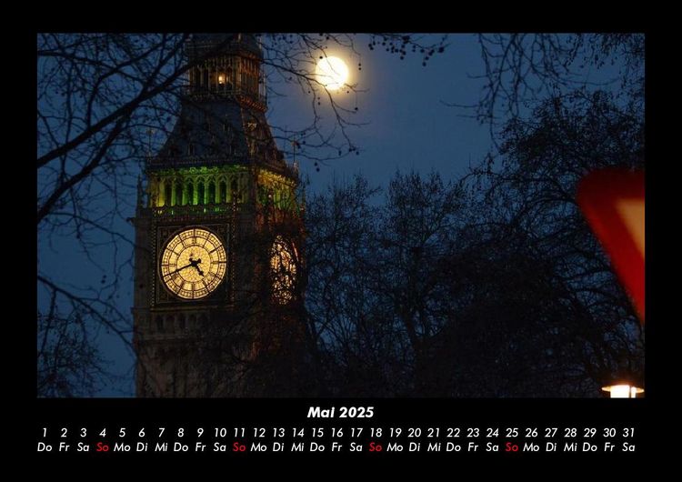 Produktbild: London - Impressionen 2025 Fotokalender DIN A3