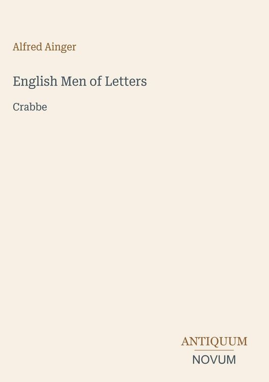 Produktbild: English Men of Letters