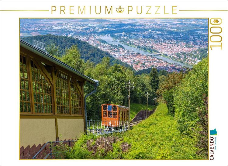 Produktbild: CALVENDO Puzzle Heidelberg am Neckar | 1000 Teile Lege-Gr&ouml;&szlig;e 64x48cm Foto-Puzzle f&uuml;r gl&uuml;ckliche Stunden