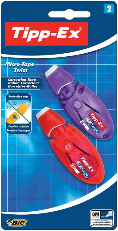 Produktbild: BIC Korrekturroller Tipp-Ex Microtape Twist 2er Set