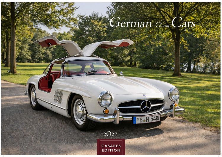 Produktbild: German Classic Cars Kalender 2027 &ndash; Wandkalender | Fotokalender Oldtimer 24x35 cm - deutsche Oldtimer - Meisterwerke deutscher Automobilgeschichte