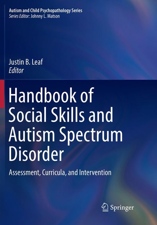 Produktbild: Handbook of Social Skills and Autism Spectrum Disorder