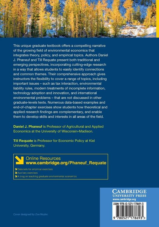 Produktbild: A Course in Environmental Economics