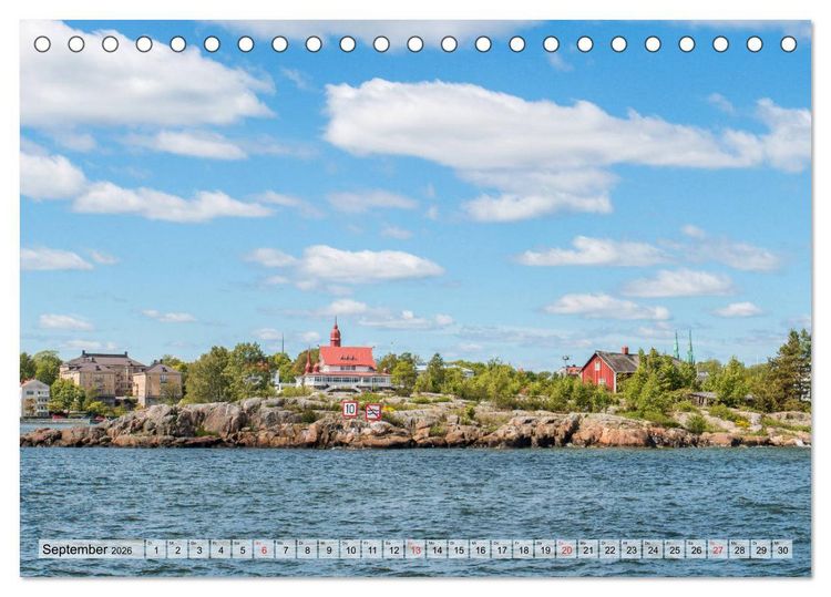 Produktbild: Helsinki - Wundersch&ouml;ne Ostseemetropole (Tischkalender 2026 DIN A5 quer), CALVENDO Monatskalender