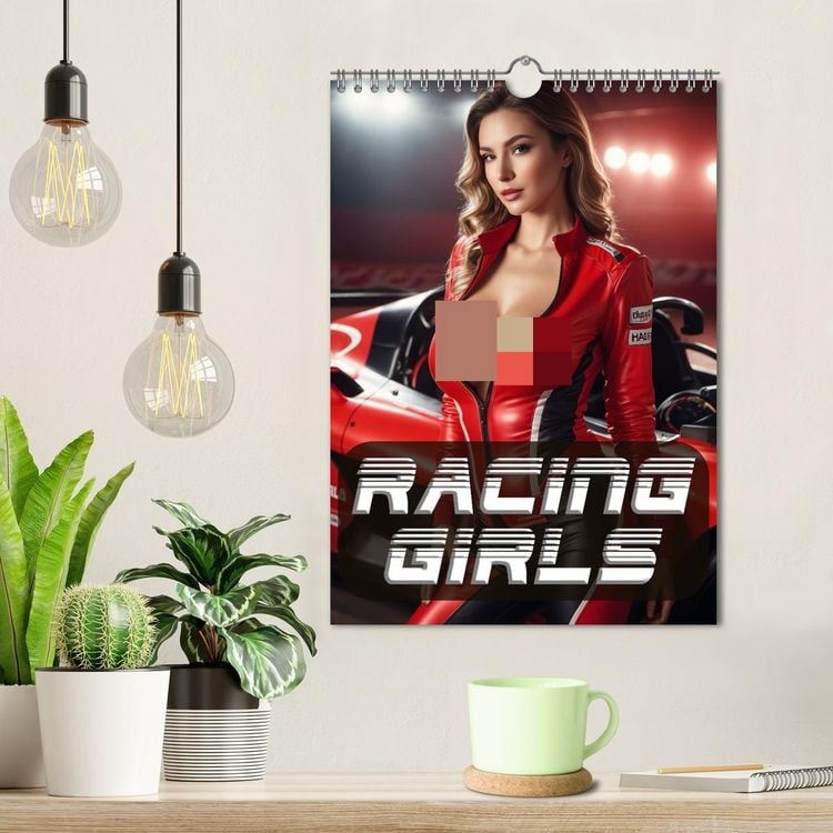 Produktbild: Racing Girls (Wandkalender 2026 DIN A4 hoch), CALVENDO Monatskalender
