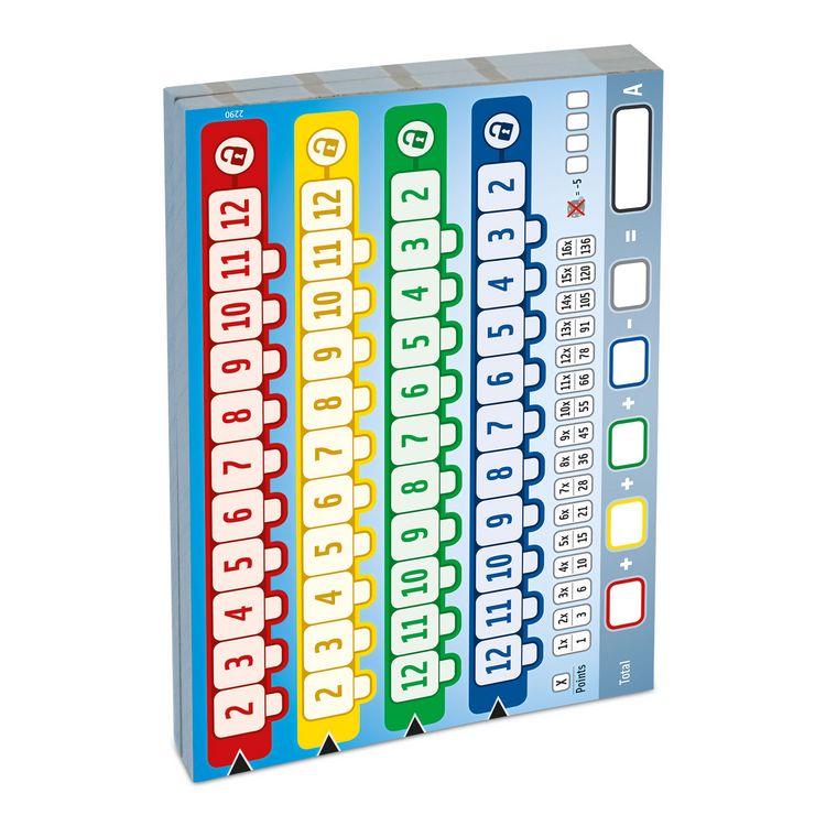 NSV - 4086 - QWIXX - Connected - Bloques De Adicionales - Juego De Dados