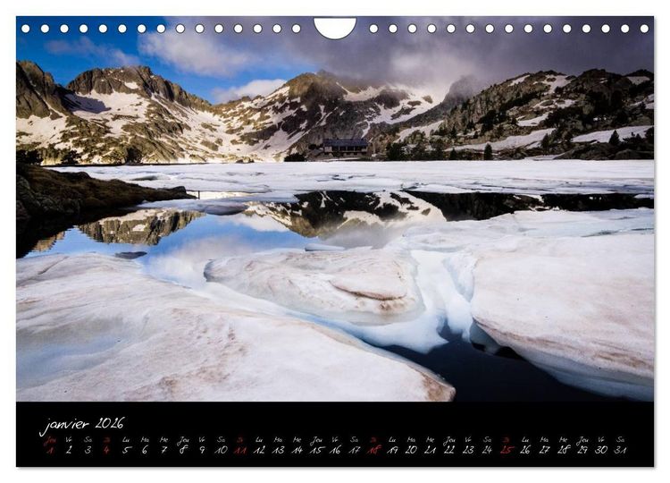 Produktbild: Miroirs des Pyr&eacute;n&eacute;es Catalanes (Calendrier mural 2026 DIN A4 vertical), CALVENDO calendrier mensuel