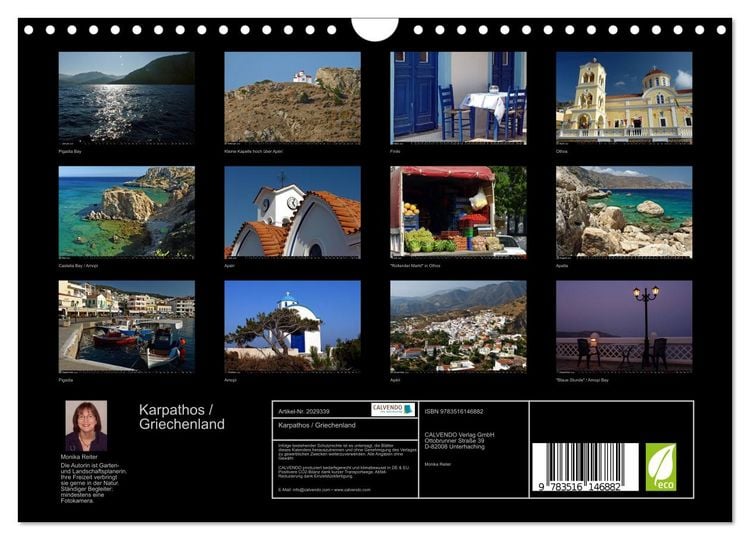 Produktbild: Karpathos / Griechenland (Wandkalender 2026 DIN A4 quer), CALVENDO Monatskalender