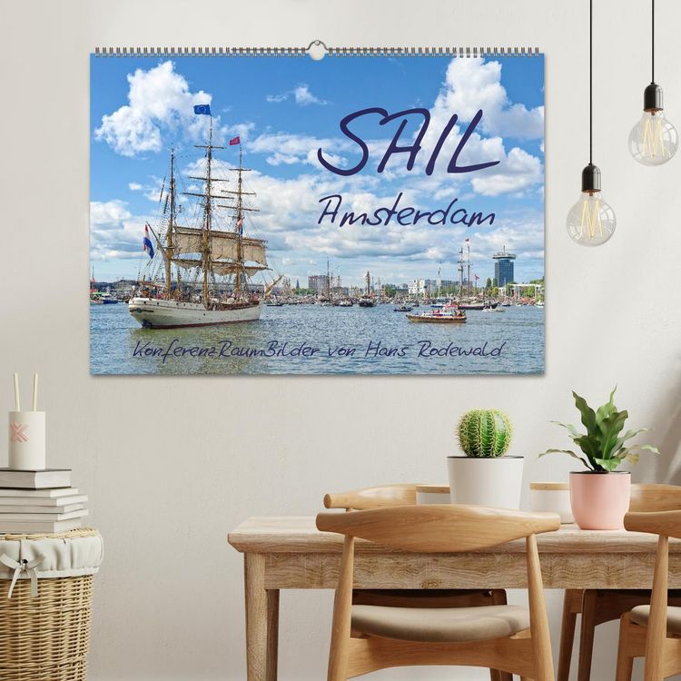 Produktbild: SAIL Amsterdam (Wandkalender 2026 DIN A2 quer), CALVENDO Monatskalender