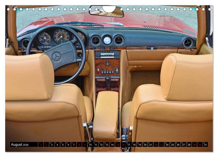 Produktbild: Ein Stern f&uuml;r Amerika - Mercedes Benz 560 SL (Wandkalender 2026 DIN A4 quer), CALVENDO Monatskalender