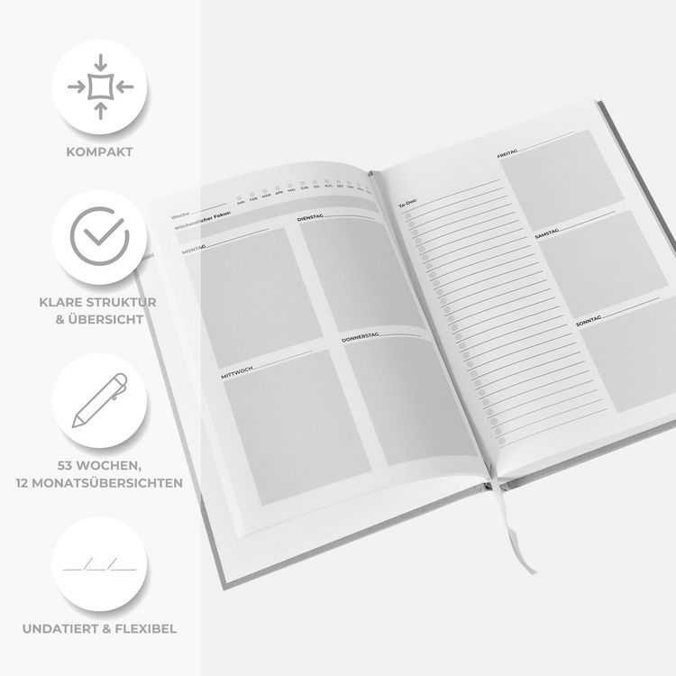 Produktbild: undatierter Planer "zweitausendnochwas"