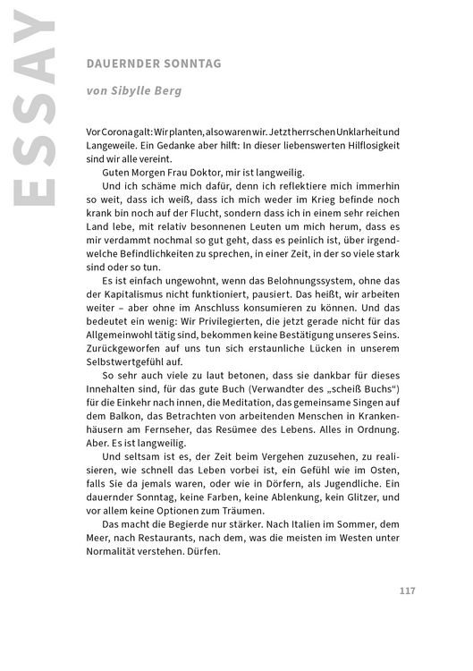 Produktbild: TAGE WIE DIESE In Zeiten des Abstands