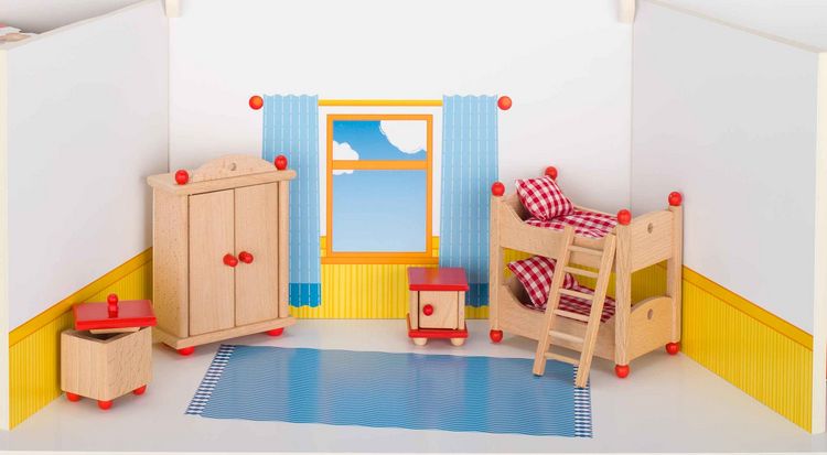 Bild vom Artikel Goki Puppenmöbel Kinderzimmer, Holz vom Autor 