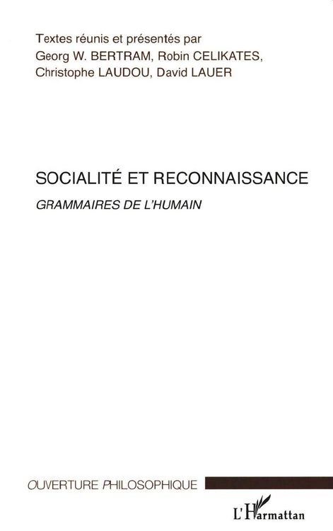 Produktbild: Socialit&eacute; et reconnaissance