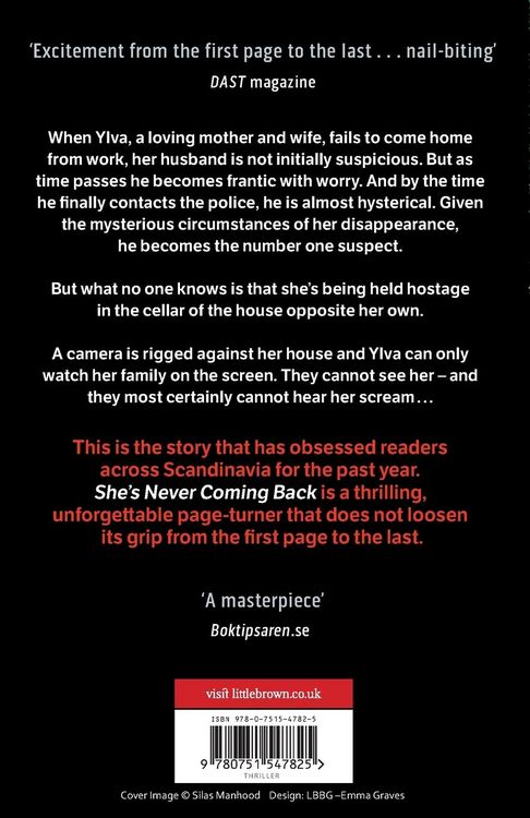 Produktbild: She's Never Coming Back