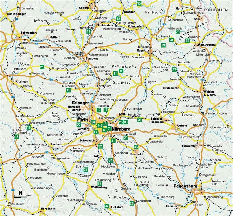 Produktbild: Einfach raus in und um N&uuml;rnberg