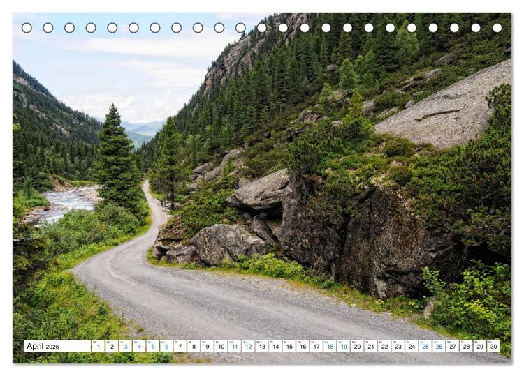 Produktbild: Krimmler Wasserf&auml;lle - Naturlandschaft Krimmler Achental (Tischkalender 2026 DIN A5 quer), CALVENDO Monatskalender