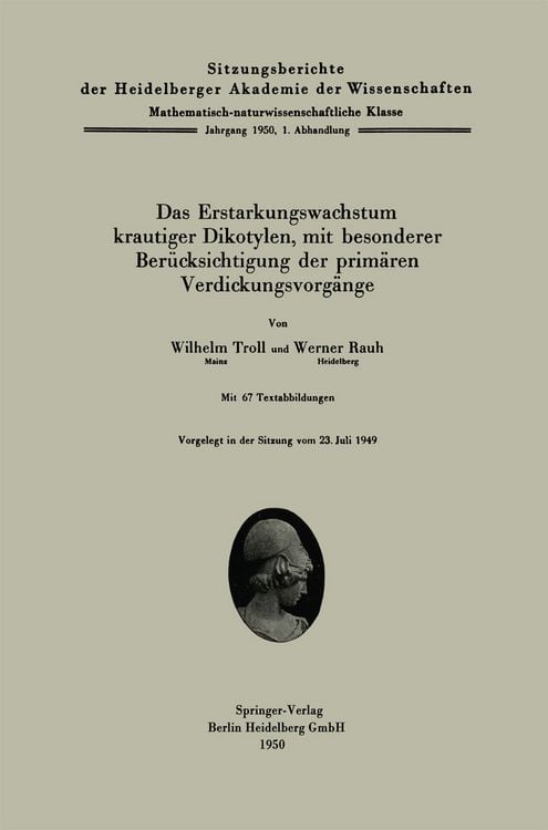 Produktbild: Das Erstarkungswachstum krautiger Dikotylen, mit besonderer Ber&uuml;cksichtigung der prim&auml;rem Verdickungsvorg&auml;nge