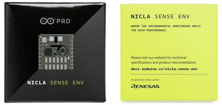 Produktbild: Arduino ABX00089 Board Nicla Sense Env