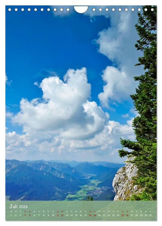Produktbild: Voralpen (Wandkalender 2026 DIN A4 hoch), CALVENDO Monatskalender