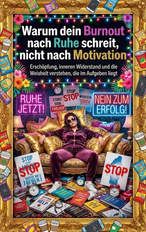 Produktbild: Warum dein Burnout nach Ruhe schreit, nicht nach Motivation