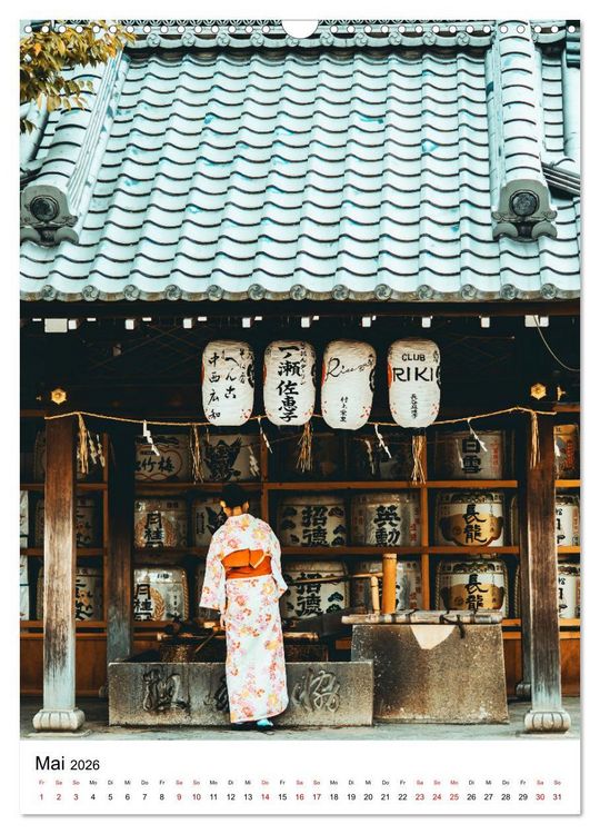 Produktbild: Japan - Moderne trifft auf Tradition. (Wandkalender 2026 DIN A3 hoch), CALVENDO Monatskalender