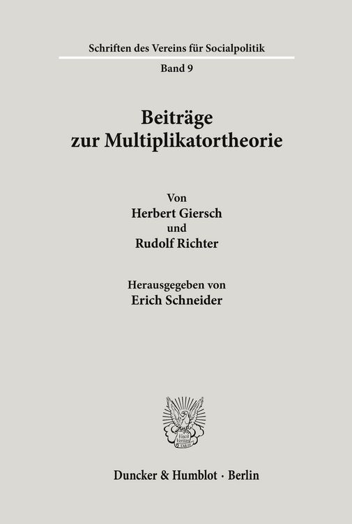 Produktbild: Beitr&auml;ge zur Multiplikatortheorie.