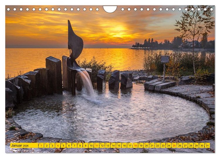 Produktbild: Immenstaad am sch&ouml;nen Bodensee (Wandkalender 2026 DIN A4 quer), CALVENDO Monatskalender