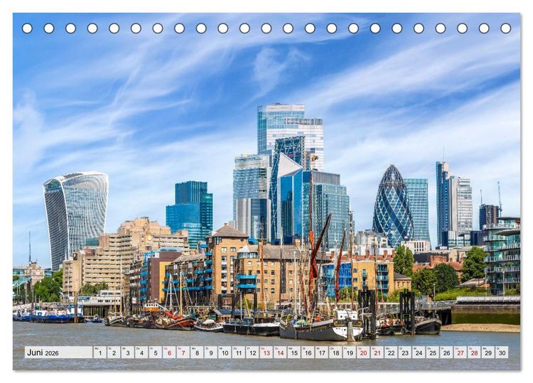 Produktbild: LONDON Magie einer Metropole (Tischkalender 2026 DIN A5 quer), CALVENDO Monatskalender