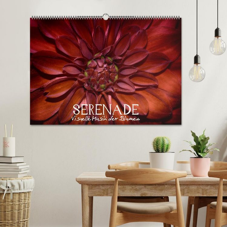 Produktbild: Serenade - Visuelle Musik der Blumen (Wandkalender 2026 DIN A2 quer), CALVENDO Monatskalender