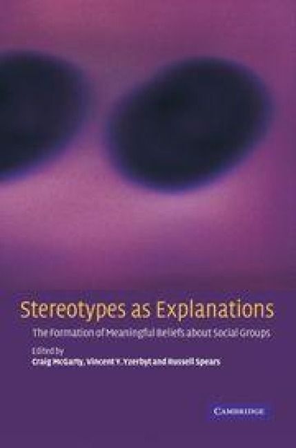 Produktbild: Stereotypes as Explanations
