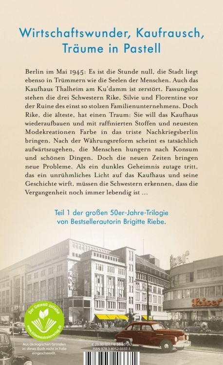 Produktbild: Die Schwestern vom Ku'damm: Jahre des Aufbaus