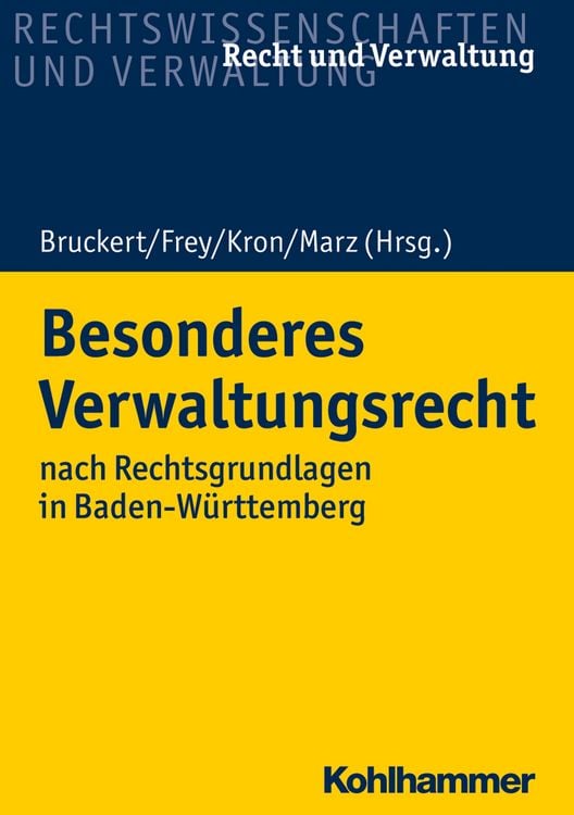 Bild vom Artikel Besonderes Verwaltungsrecht vom Autor Felix Bruckert