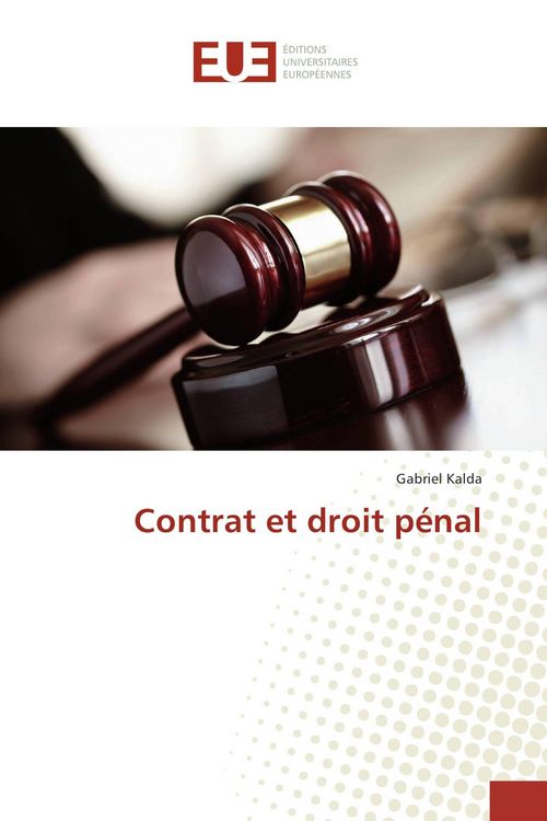 Produktbild: Contrat et droit p&eacute;nal