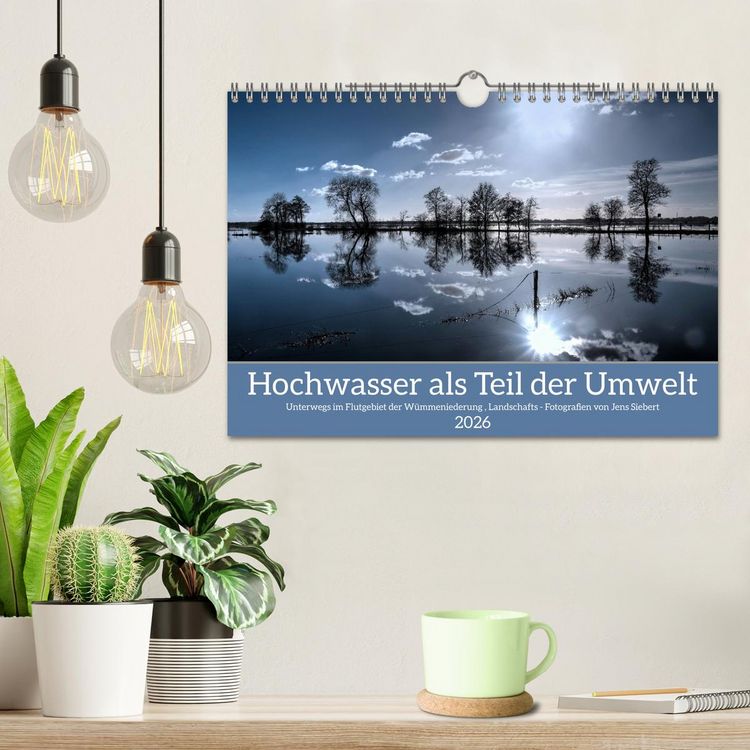 Produktbild: Hochwasser als Teil der Umwelt (Wandkalender 2026 DIN A4 quer), CALVENDO Monatskalender
