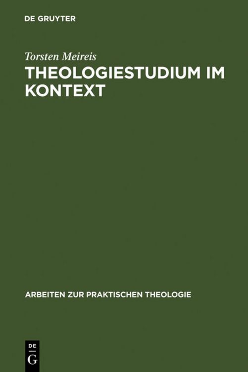 Produktbild: Theologiestudium im Kontext
