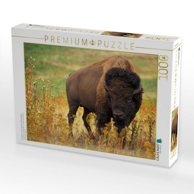 Produktbild: CALVENDO Puzzle Ein Motiv aus dem Kalender Wisent & Bison | 1000 Teile Lege-Gr&ouml;&szlig;e 64x48cm Foto-Puzzle f&uuml;r gl&uuml;ckliche Stunden