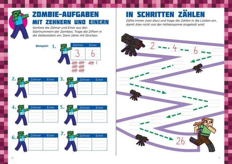 Produktbild: Mathe f&uuml;r Minecrafter - Plus und Minus