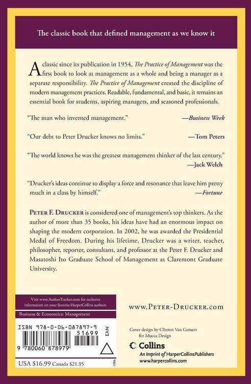 Produktbild: The Practice of Management