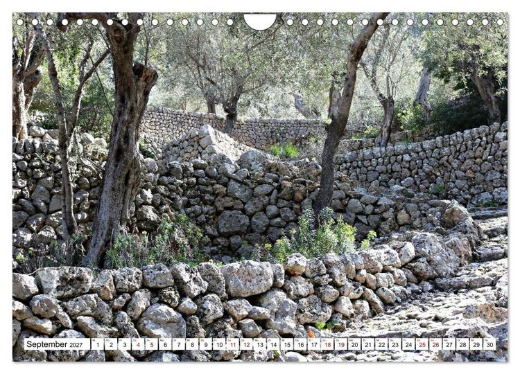 Produktbild: Mallorca GR 221. Weitwandern durch die Serra de Tramuntana (Wandkalender 2027 DIN A4 quer), CALVENDO Monatskalender