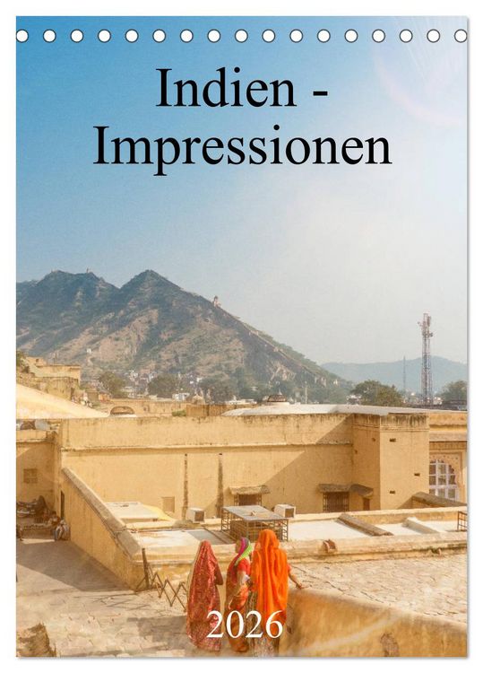 Produktbild: Indien - Impressionen (Tischkalender 2026 DIN A5 hoch), CALVENDO Monatskalender
