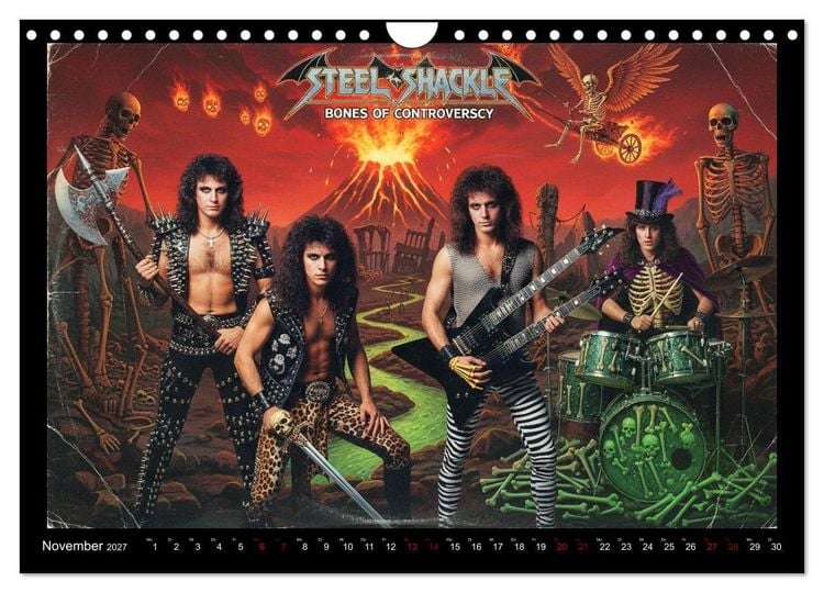 Produktbild: Schrill, bizarr und wilde Haare (Wandkalender 2027 DIN A4 quer), CALVENDO Monatskalender
