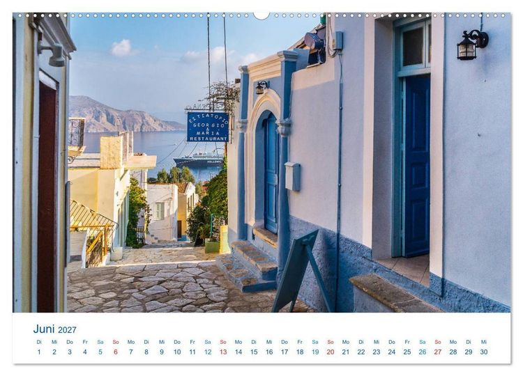 Produktbild: Symi 2027, Perle der &Auml;g&auml;is (hochwertiger Premium Wandkalender 2027 DIN A2 quer), Kunstdruck in Hochglanz