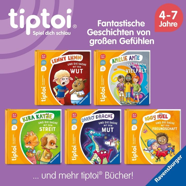 Produktbild: tiptoi&reg; Bildergeschichten &uuml;ber den Umgang mit Gef&uuml;hlen - Kira Katze und die Sache mit dem Streit