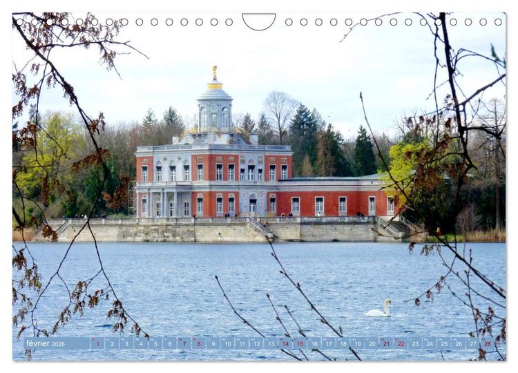 Produktbild: Potsdam - Visite de la magnifique cit&eacute; au sud-ouest de Berlin (Calendrier mural 2026 DIN A4 vertical), CALVENDO calendrier mensuel